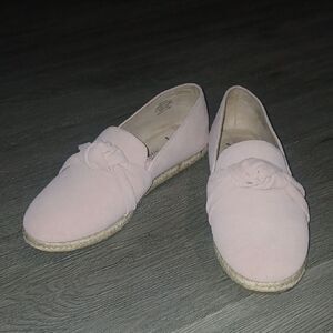 Isaac Mizrahi Live baby pink slip on loafers flats  Sz 8.5  NWOT